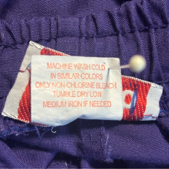EXPO Uniform INC purple nurse scrubs pants Med EUC - Picture 4 of 9